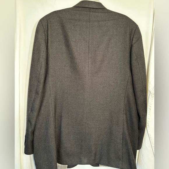 MENS 44L CHARCOAL GRAY LORD & TAYLOR NAUTICA SUIT JACKET SPORT COAT BLAZER - Picture 6 of 9